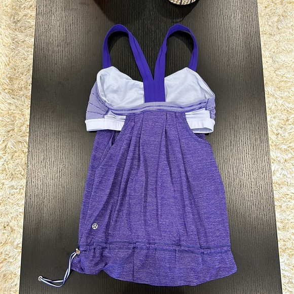 Lululemon tank with built in bra and drawstring bottom - Picture 2 of 2